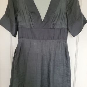 Banana Republic dark green casual dress